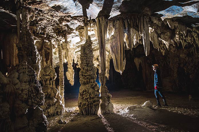 Wild Tu Lan cave explorer