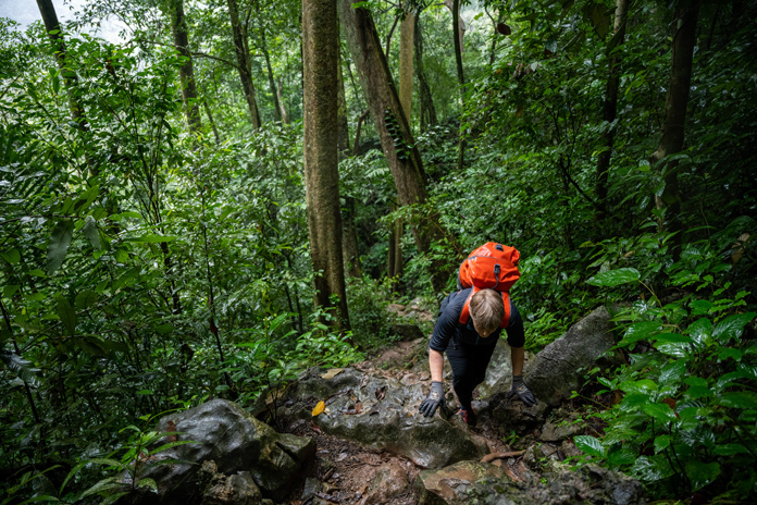 Some steep and rough terrain 