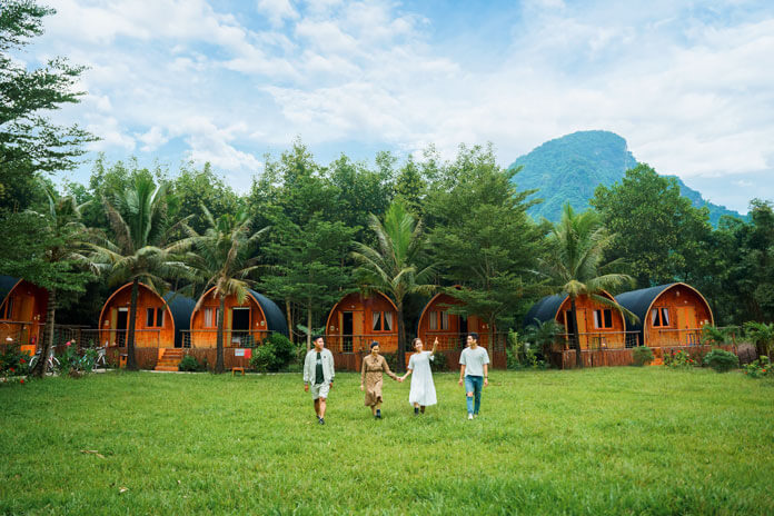 Farm house inspired by the floating house in Tan Hoa Village