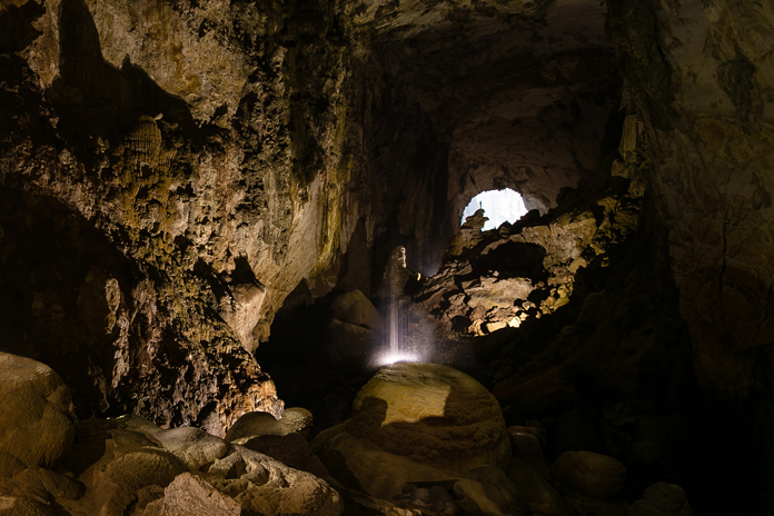 Hand of Dog stalagmite is located between the areas of Hope & Vision and Doline 1