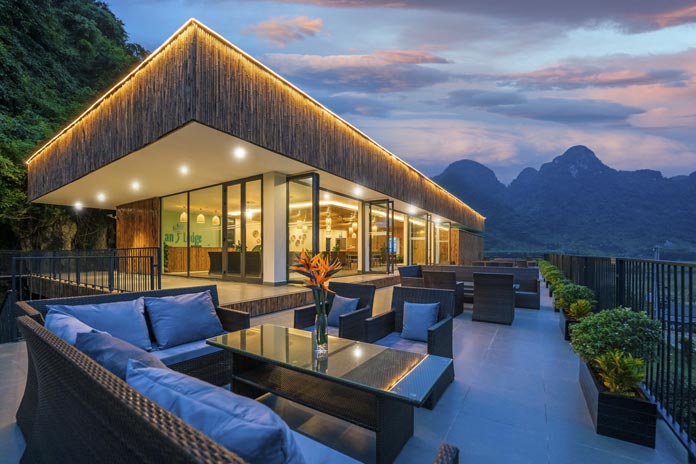 The dawn - view from the restaurant