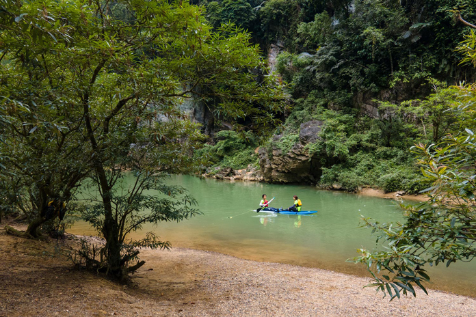 Exciting experience with SUP on the river at To Mo campsite.