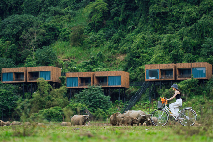 Visitors will spend a night at Tu Lan Lodge right in Tan Hoa after the trek