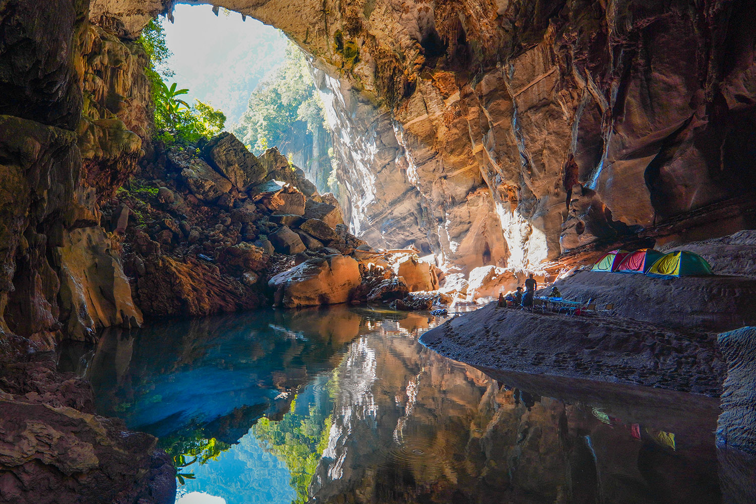Light Cave Camp