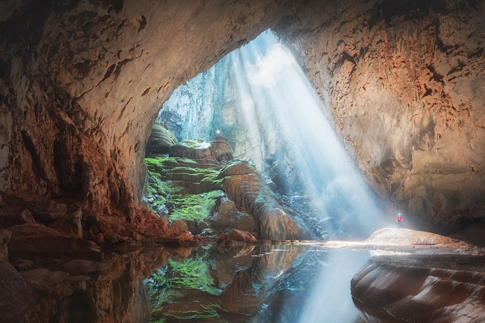 The stunning photo of Doline 1 taken by photographer Daniel Kordan.