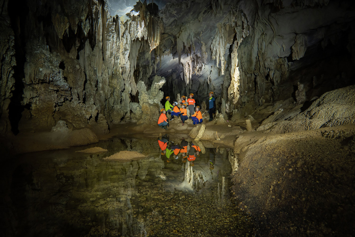Secret Cave, although short in length, contains many unique cave pearls and stalactites.