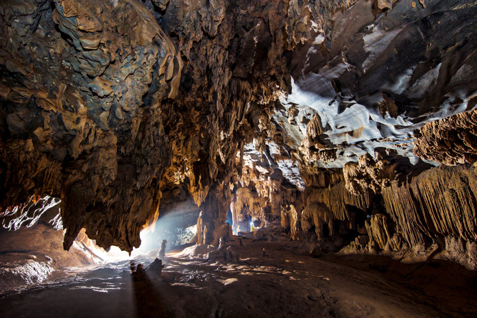 Cave experts believe ancient people used to live in Hung Ton Cave as a shelter.